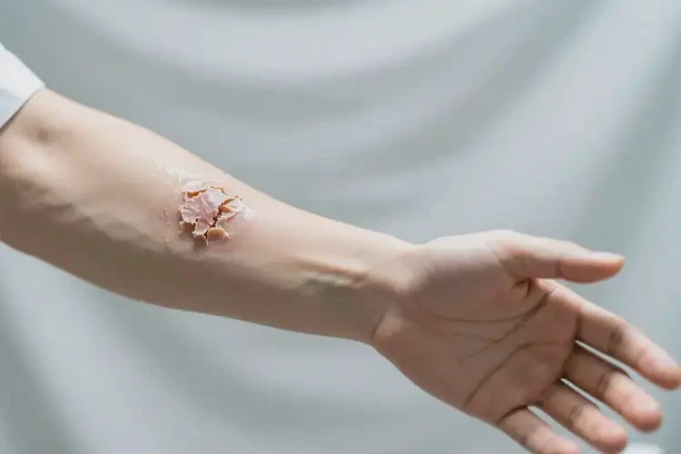 男人手臂容易起濕疹可以徹底自愈嗎(圖2)