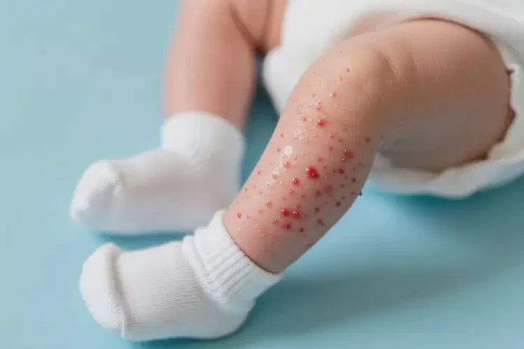 新生兒小腿上有濕疹不管它會自己好嗎(圖2)