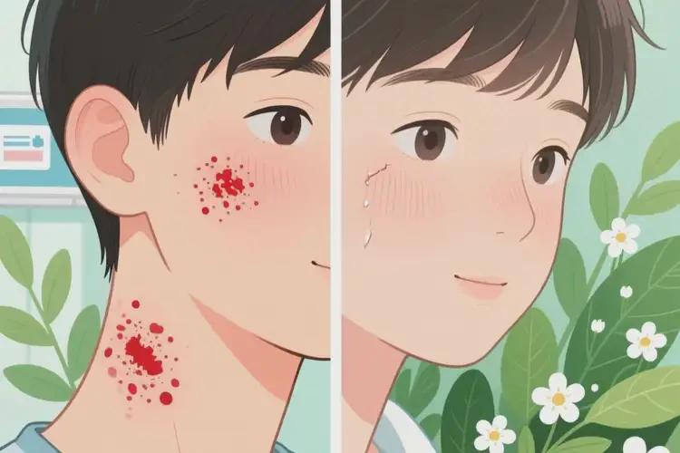 青少年脖子偶爾起濕疹不管它會(huì)自己自愈嗎(圖4)