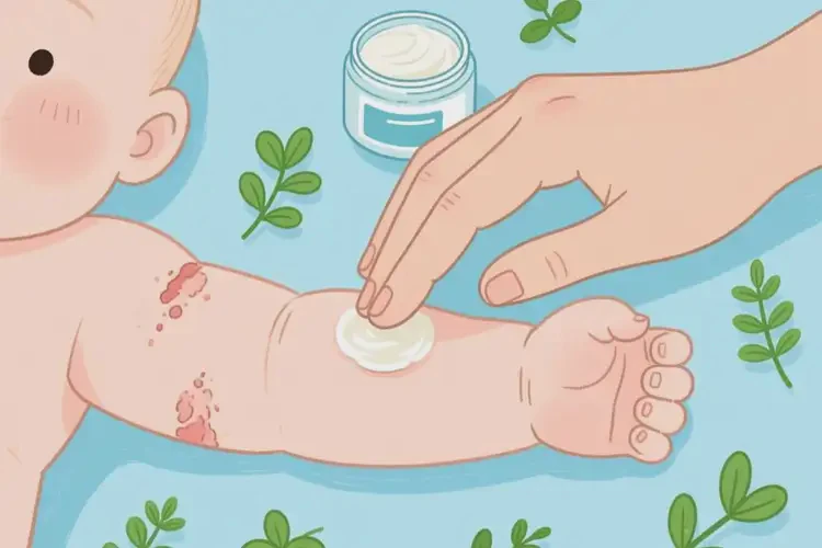 宝宝手臂上偶尔起湿疹能够彻底治愈吗(图4)