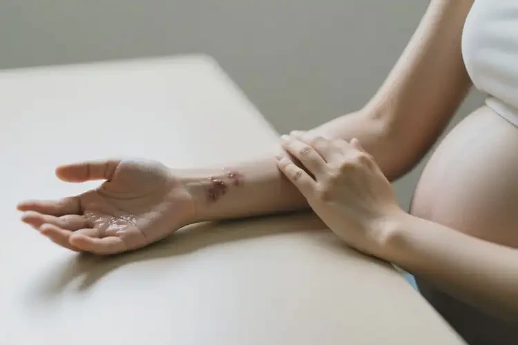 孕妇手臂上起湿疹可不可以彻底自愈(图3)