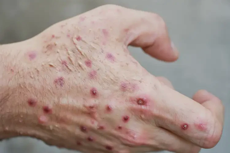 男生手上經(jīng)常長(zhǎng)濕疹不管它會(huì)自己自愈嗎(圖4)