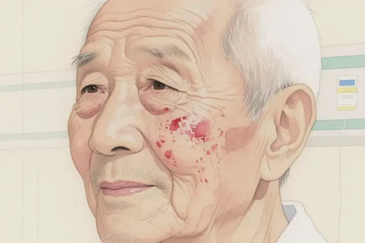 高齡老人面部經(jīng)常起濕疹不管它會自己痊愈嗎(圖4)