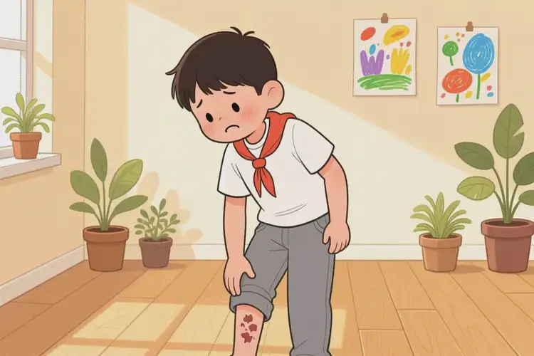 小學生小腿上經(jīng)常起濕疹可以徹底自愈嗎(圖3)