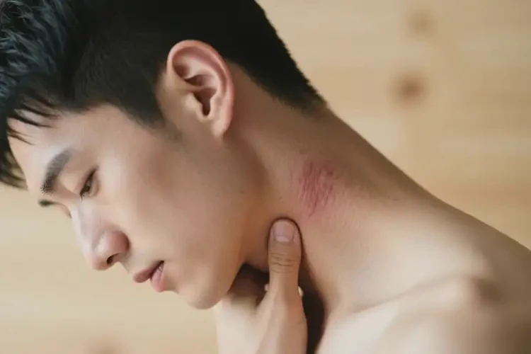 男性脖子上容易長濕疹可以徹底自愈嗎(圖1)