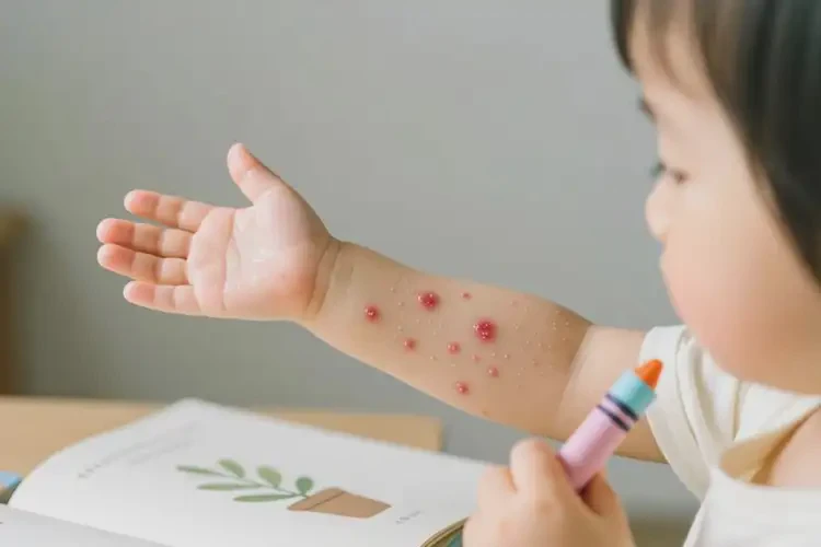 幼兒手臂上長濕疹可不可以徹底自愈(圖1)