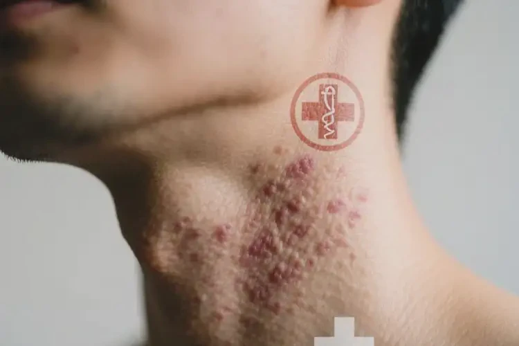 男人脖子起濕疹不管它會自己好嗎(圖4)