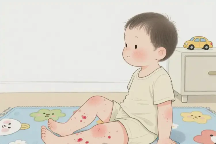 小孩大腿偶爾起濕疹不管它會(huì)自己自愈嗎(圖4)