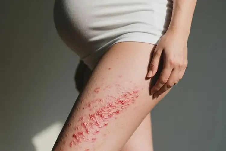 孕婦大腿有濕疹能夠徹底治愈嗎(圖1)