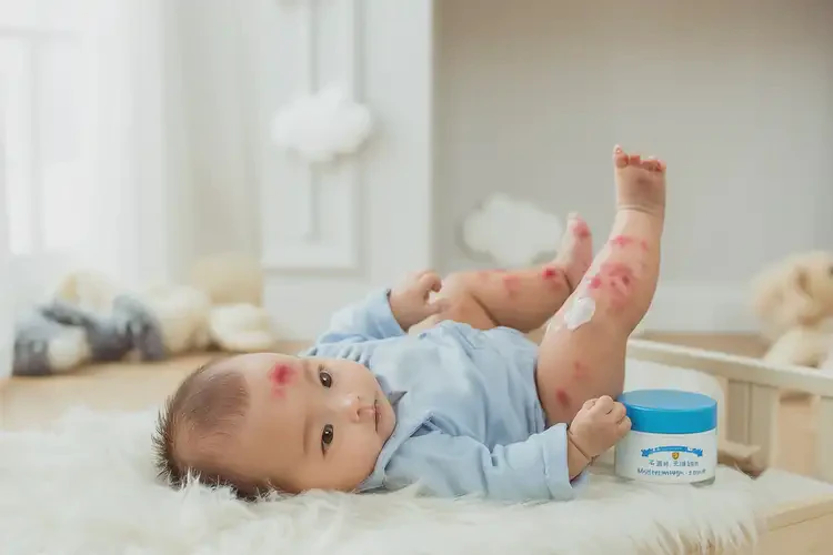 寶寶小腿上偶爾起濕疹可以徹底自愈嗎(圖1)