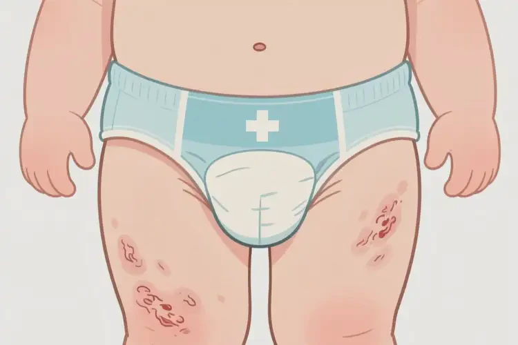 小孩肛周起濕疹不管它會自己自愈嗎(圖1)