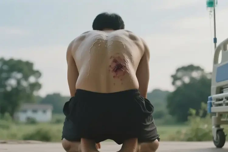 男性屁股上有濕疹不管它會(huì)自己痊愈嗎(圖1)