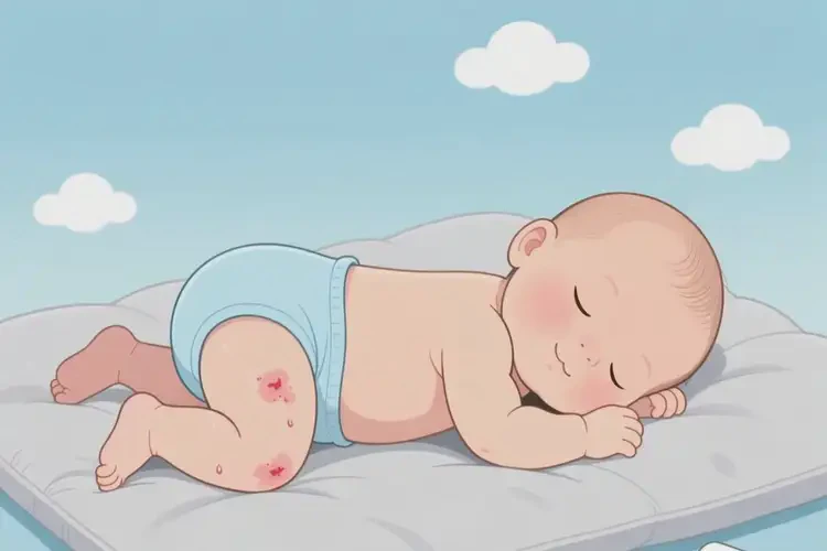 新生兒大腿上容易長濕疹能靠自己自愈嗎(圖3)