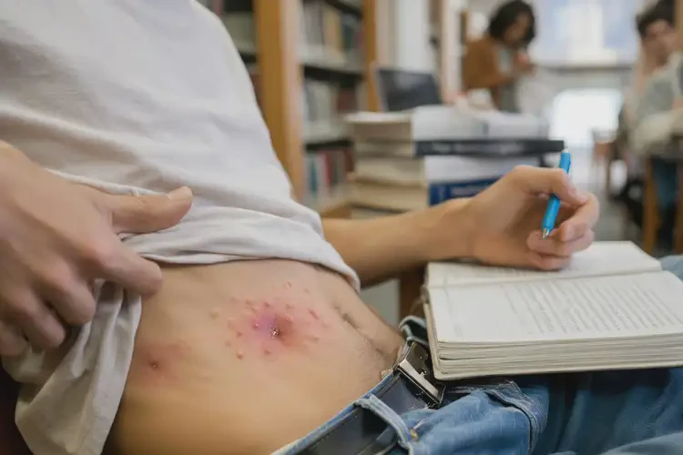 大學(xué)生肚子容易長(zhǎng)濕疹不管它會(huì)自己自愈嗎(圖4)