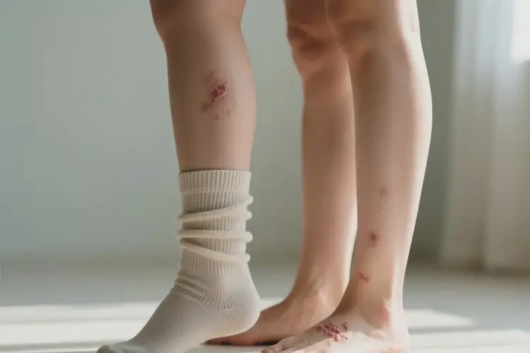產(chǎn)婦腳上長(zhǎng)濕疹不管它會(huì)自己好嗎(圖1)