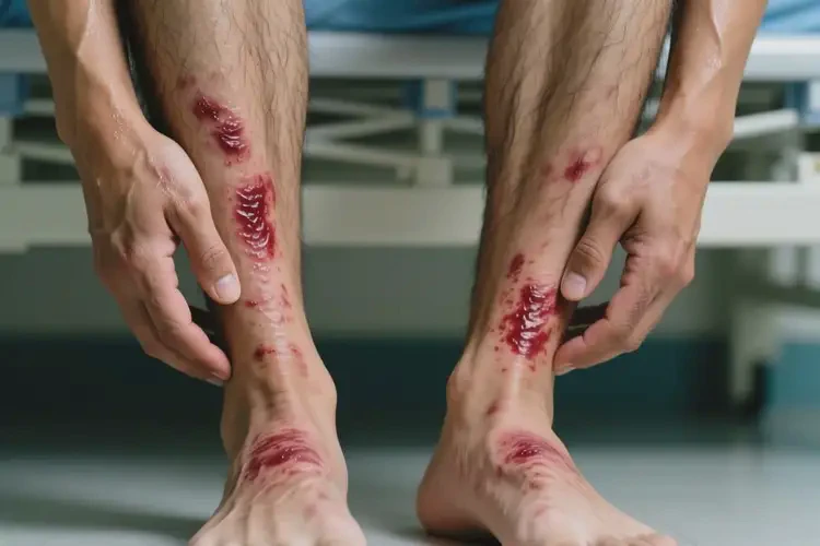 男人四肢出濕疹可以徹底自愈嗎(圖1)