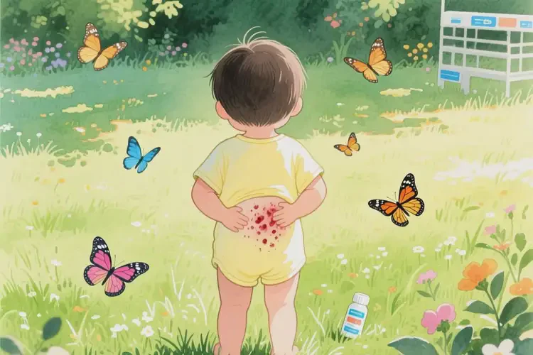 少兒肚子上偶爾起濕疹不管它會自己痊愈嗎(圖2)