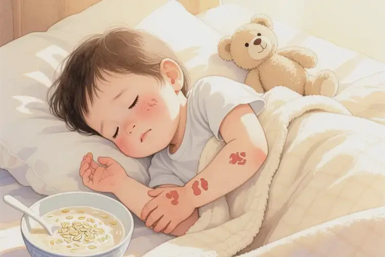 少兒全身出現(xiàn)濕疹能靠自己自愈嗎(圖1)