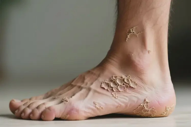 男生腳上容易起濕疹不管它會自己自愈嗎(圖1)