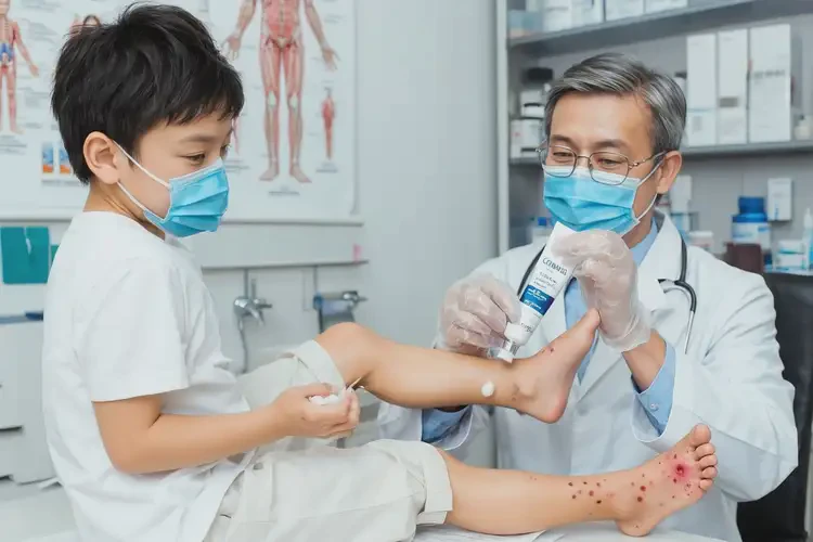 孩子腳上起濕疹能夠徹底治愈嗎(圖3)