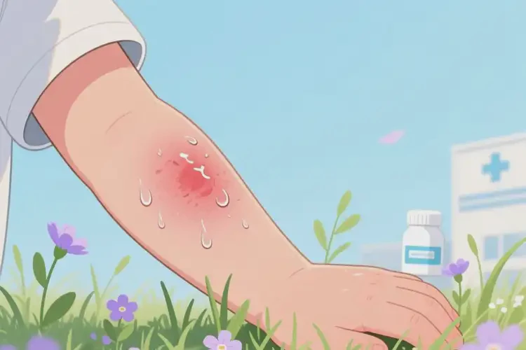 孩子手臂上長濕疹可以徹底自愈嗎(圖3)