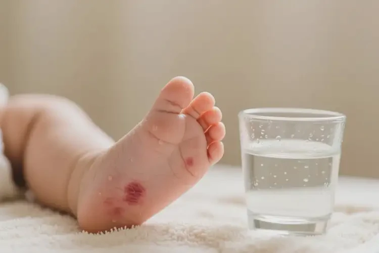 嬰幼兒腳上出濕疹能夠徹底治愈嗎(圖2)