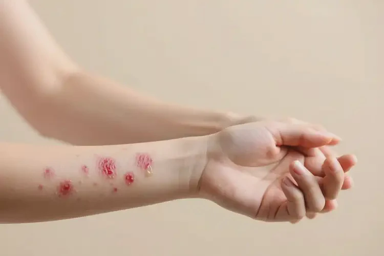 女人手臂有濕疹可不可以徹底自愈(圖4)