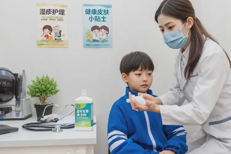 小學(xué)生屁股出濕疹能夠徹底治愈嗎(圖1)