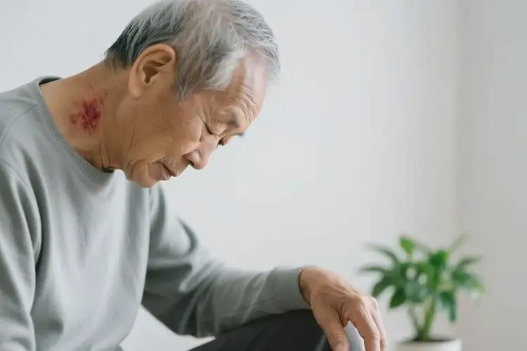 高齡老人脖子出濕疹不管它會(huì)自己痊愈嗎(圖3)