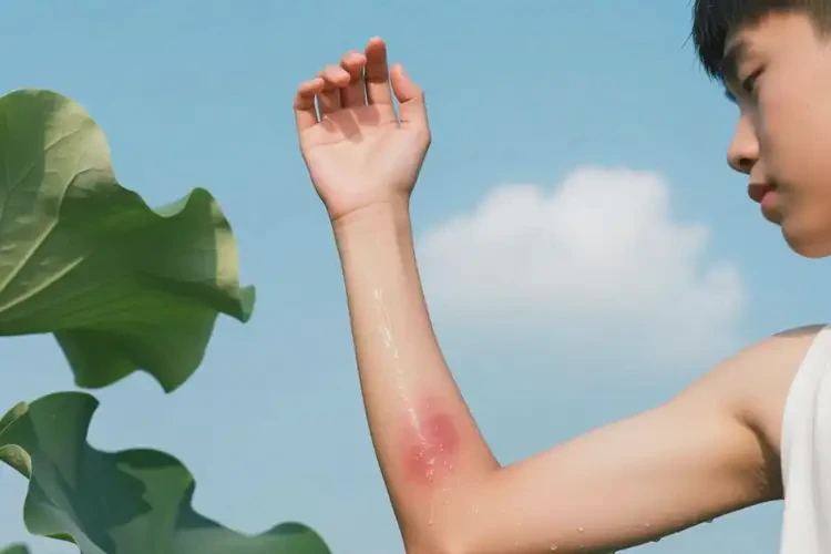 青少年手臂上長濕疹能不能徹底自愈(圖1)