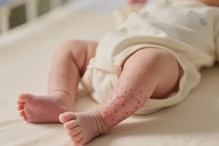 新生兒小腿上有濕疹不管它會自己好嗎(圖4)