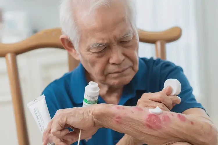 老人手臂容易長濕疹可不可以徹底自愈(圖4)