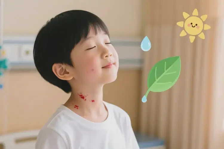 中學(xué)生脖子容易起濕疹能徹底自愈嗎(圖4)