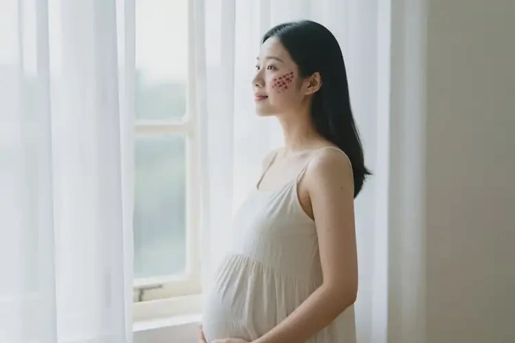 孕婦面部長(zhǎng)濕疹能徹底自愈嗎(圖1)