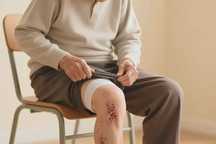 老人大腿長濕疹不管它會自己好嗎(圖3)