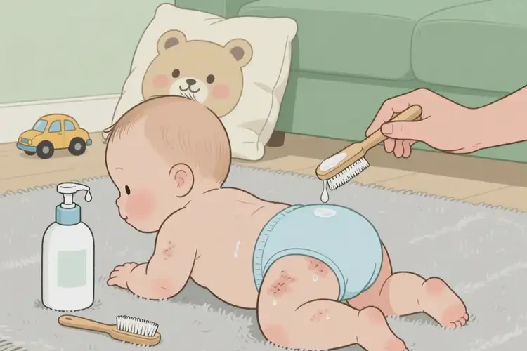 幼兒屁股上容易長濕疹能夠徹底治愈嗎(圖2)