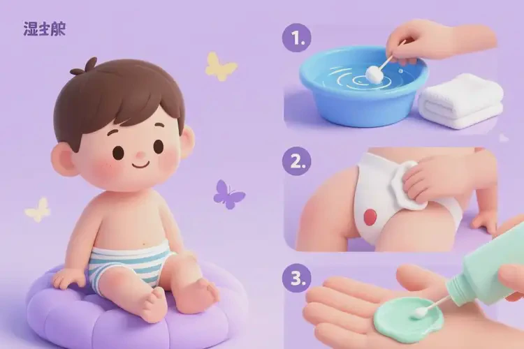 兒童肛周經(jīng)常長濕疹能靠自己自愈嗎(圖1)