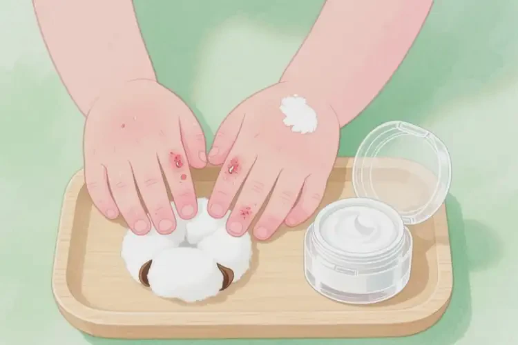 兒童手上起濕疹不管它會(huì)自己好嗎(圖2)