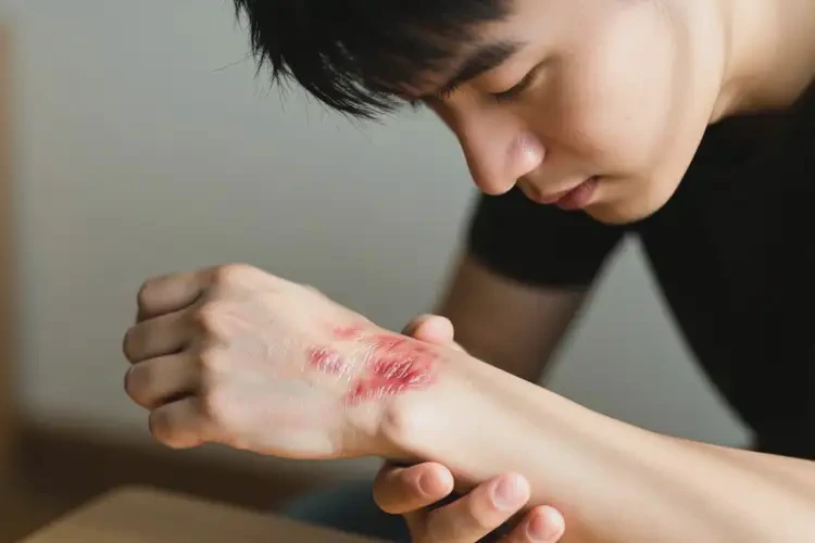 男生身上经常起湿疹能靠自己自愈吗(图2)