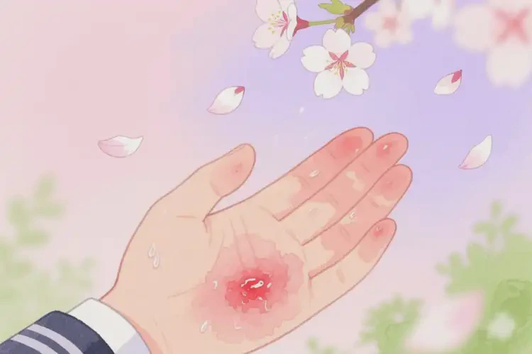 中學生手上長濕疹能不能徹底自愈(圖1)