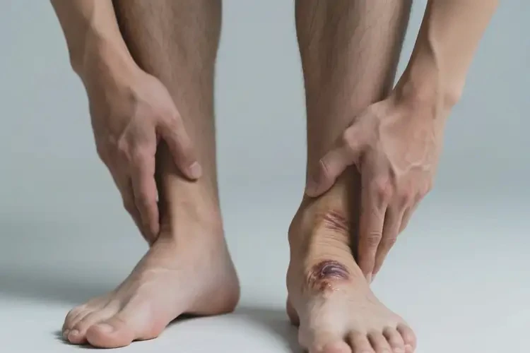 男人腳上偶爾長濕疹不管它會自己好嗎(圖1)