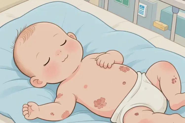 幼兒肚子上出濕疹不管它會(huì)自己自愈嗎(圖4)