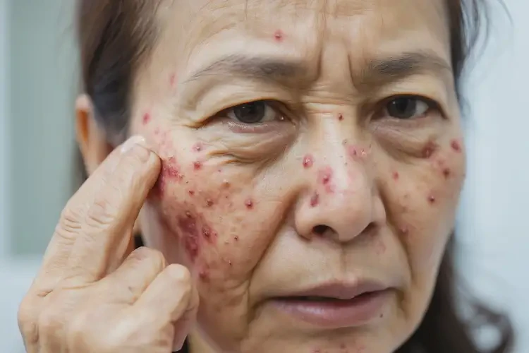 女人面部經(jīng)常起濕疹能不能徹底自愈(圖4)