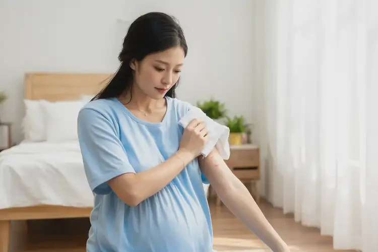 孕婦四肢經(jīng)常長濕疹能徹底自愈嗎(圖1)