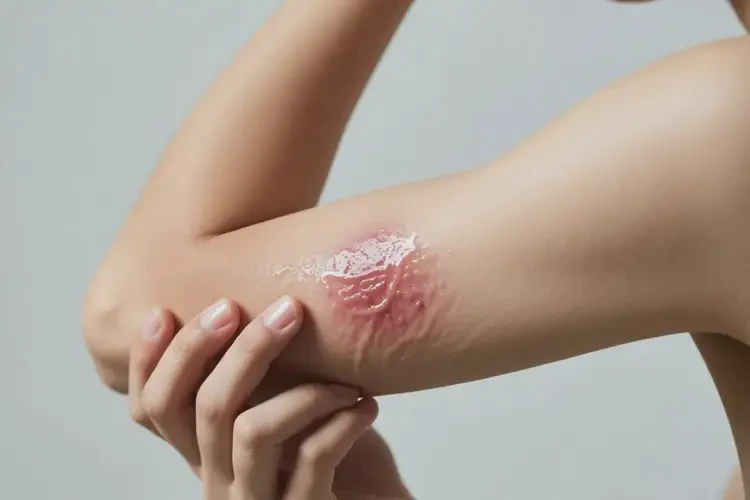 青年人手臂上容易起濕疹能徹底自愈嗎(圖1)