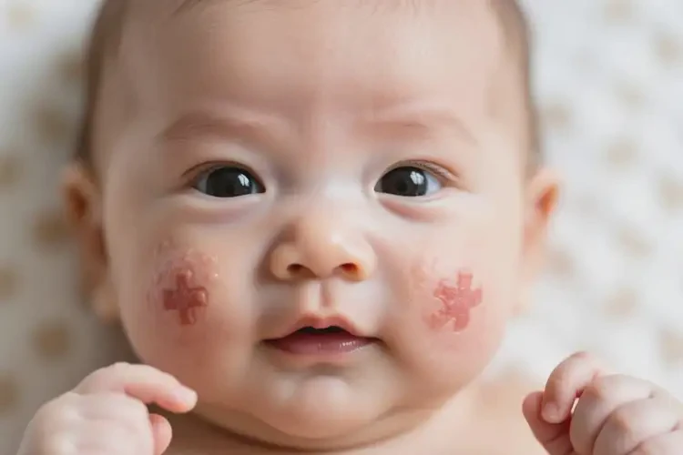 嬰兒面部有濕疹可不可以徹底自愈(圖1)
