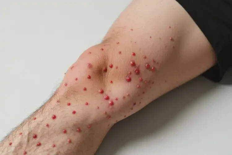 男性大腿上出現(xiàn)濕疹能徹底自愈嗎(圖2)