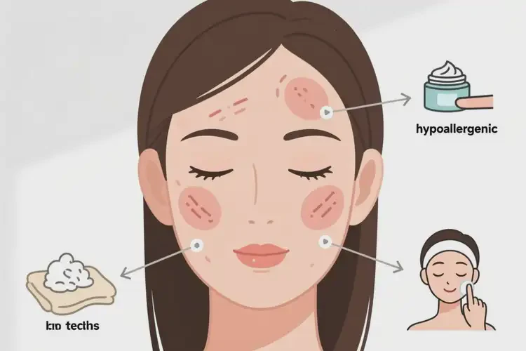 女性面部容易長(zhǎng)濕疹能夠徹底治愈嗎(圖3)