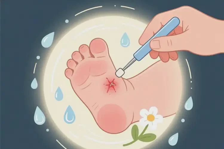 嬰幼兒腳上經(jīng)常長濕疹不管它會自己自愈嗎(圖1)