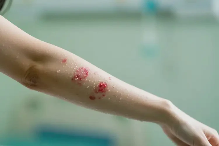 青年人手臂上容易起濕疹能徹底自愈嗎(圖2)